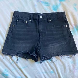 GAP Black Jean Cutoff Shorts